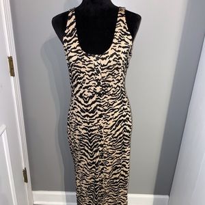 NWT GOOD AMERICAN Animal Print Dress Size 3